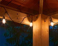 IP65 15M 15Bulbs LED S14 String Lights E27 LED Retro Edison Filament Bulb Outdoor Garden Patio Holiday Wedding Light String