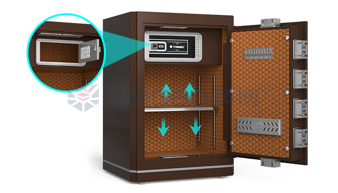 Dual Alarm Fingerprint Lock luxury Home Safe Box YB/N6-35#---180#