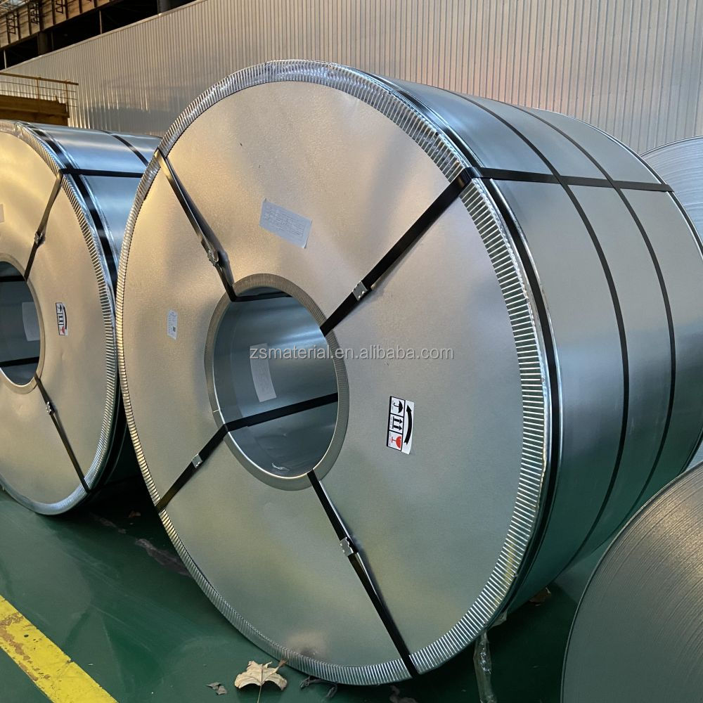 GS Certified Zinc Coated Galvanized Steel Coil for Construction and Decoration 600-1500mm Width 80g Big Spangle
