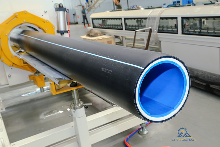 HSJ-65/33 20-63mm HDPE Pipe Making Machine / HDPE Pipe Manufacturing Plant Customized