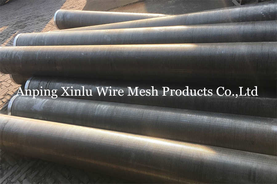6m Standard Length Wire Wrapped Continuous Slot Johson Water and Oil Well Screens with Q235 Mild Steel Material