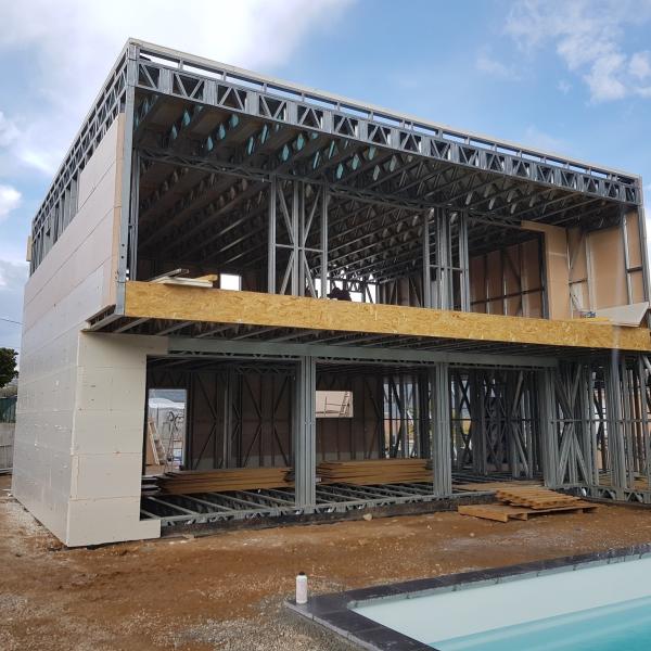 Fast Construction Two Storey Prefab Homes Light Steel Structure Modular Prefab