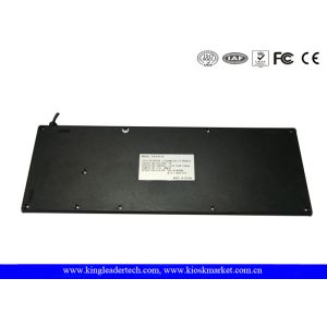 Plastic Industrial Computer Keyboard With Function Keys And Integrated Trackball