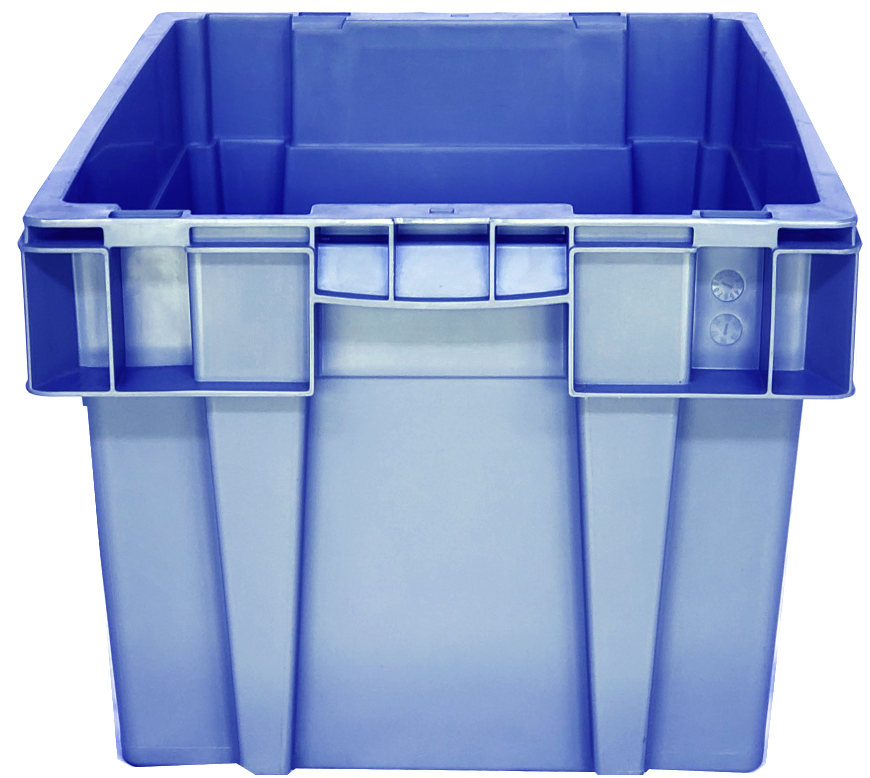 Solid Box Plastic Moving Containers Produce Plastic Vented Crates