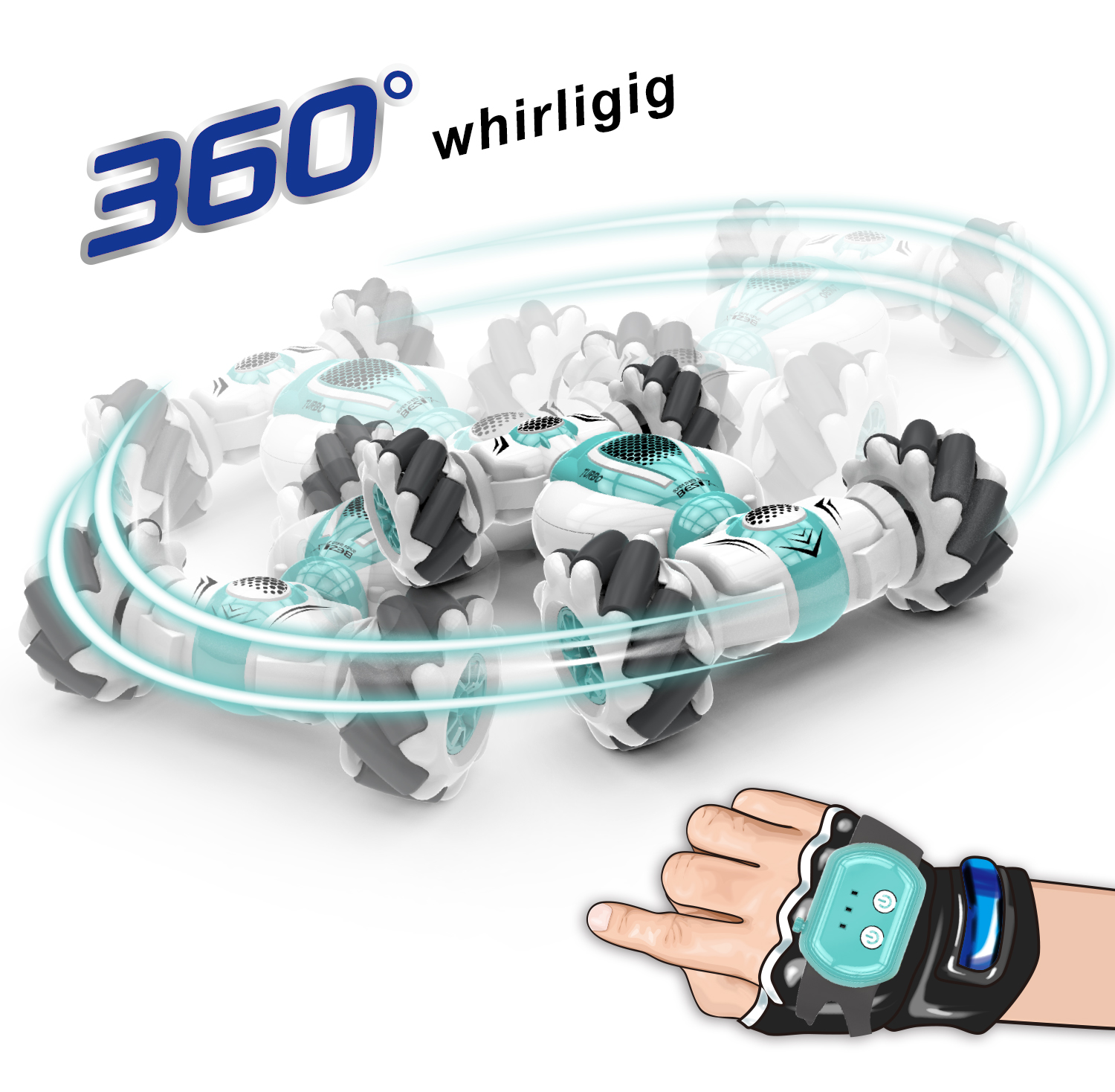 Experience the Excitement of Off-road Driving with our Electric Gesture Sensing Twist Car Operating Instructions Included