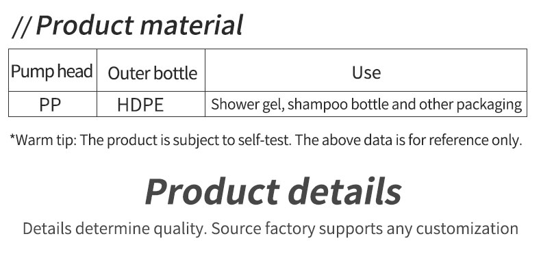 Sealing Type PETG Plastic Bottle 200ml Shampoo And Conditioner Bottles For Foam Soap