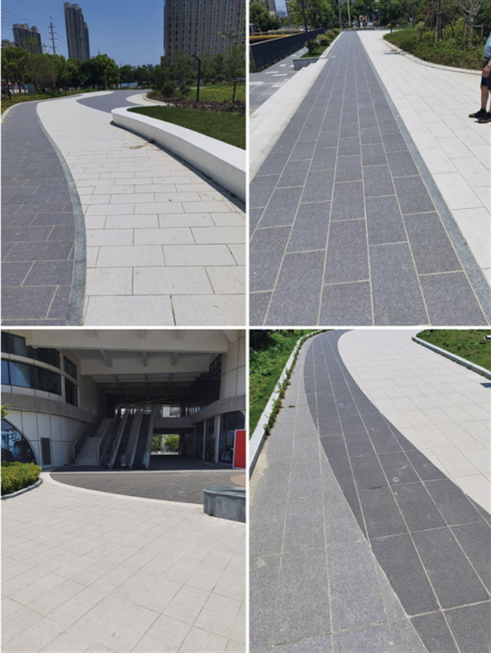 Yellow Scratch-Resistant Limestone 600x1200x18mm Exterior Floor Paving Tile For Park And Courtyard