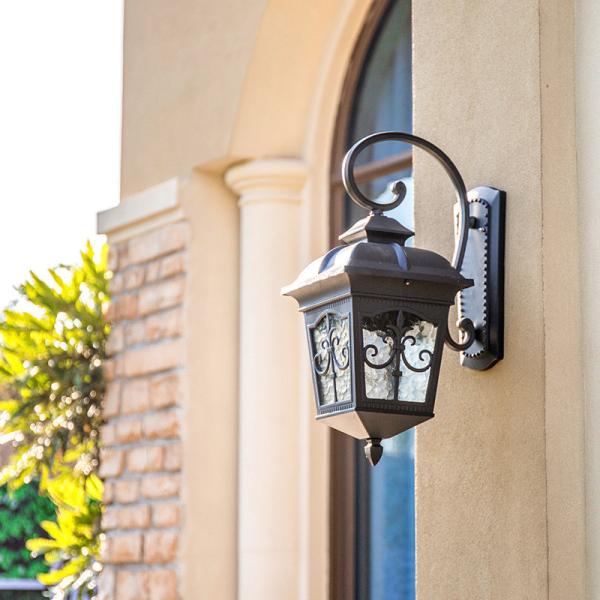 European style outdoor wall lamp waterproof aisle garden balcony lamp villa