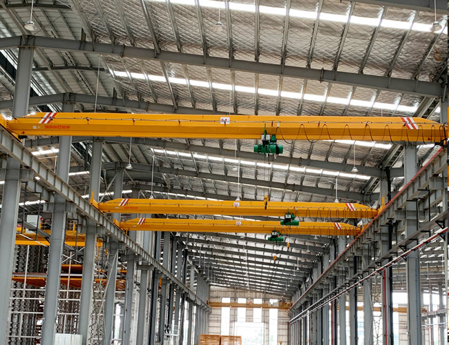 Warehouse Security Monitoring 10T Electric Overhead Crane