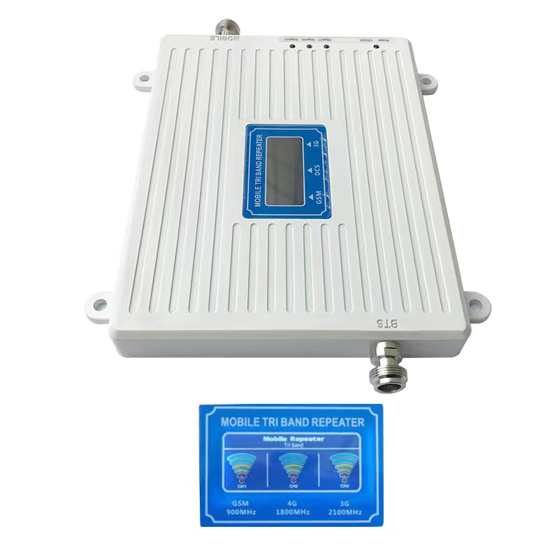 Dual Band 900 1800 2100 GSM/3G 2g/3g/4g Mobile Signal Booster/Repeater/Amplifier/Extender