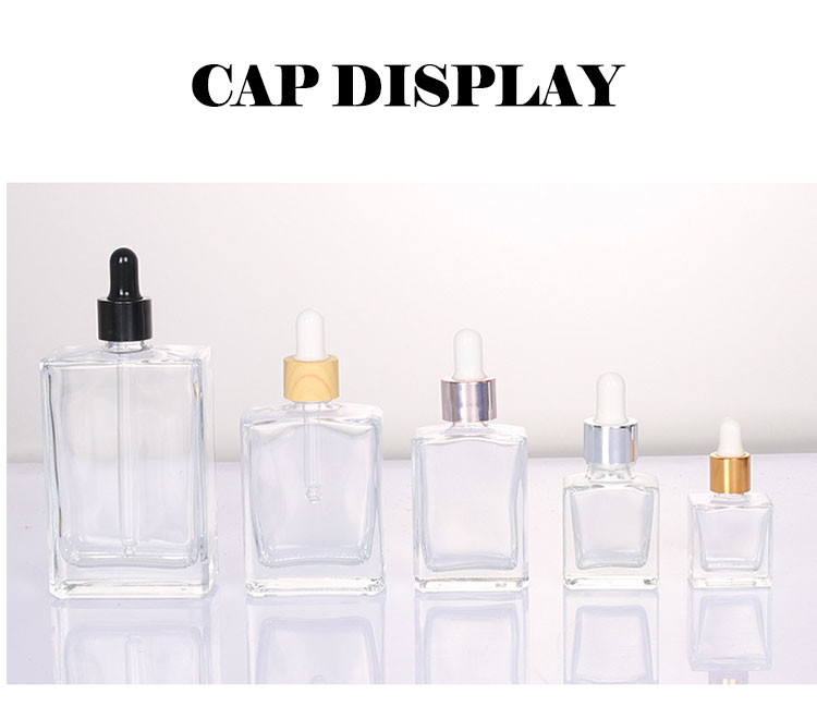 Customized Closure and Color 20g 30g 50g Dropper Bottle for Essential Oil Perfume