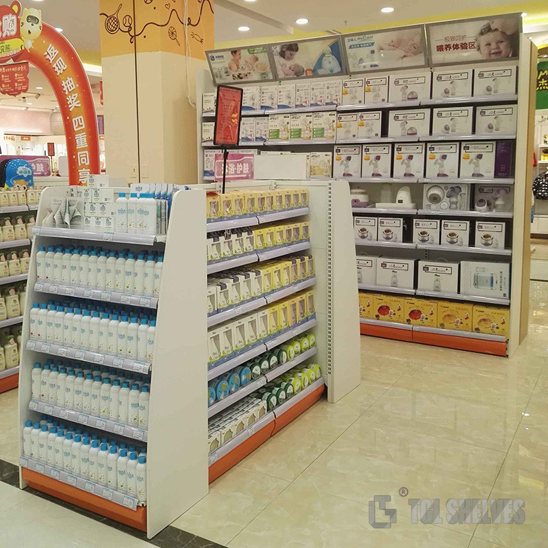 Light Duty Medical Store Display Rack 5 Layers For Pharmacy 30-50kg Capacity