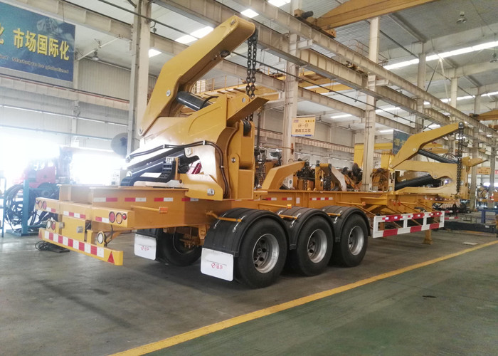 Tri-Axle Side Lifter Container Side Loader Trailer For 20 Ft 40ft Container