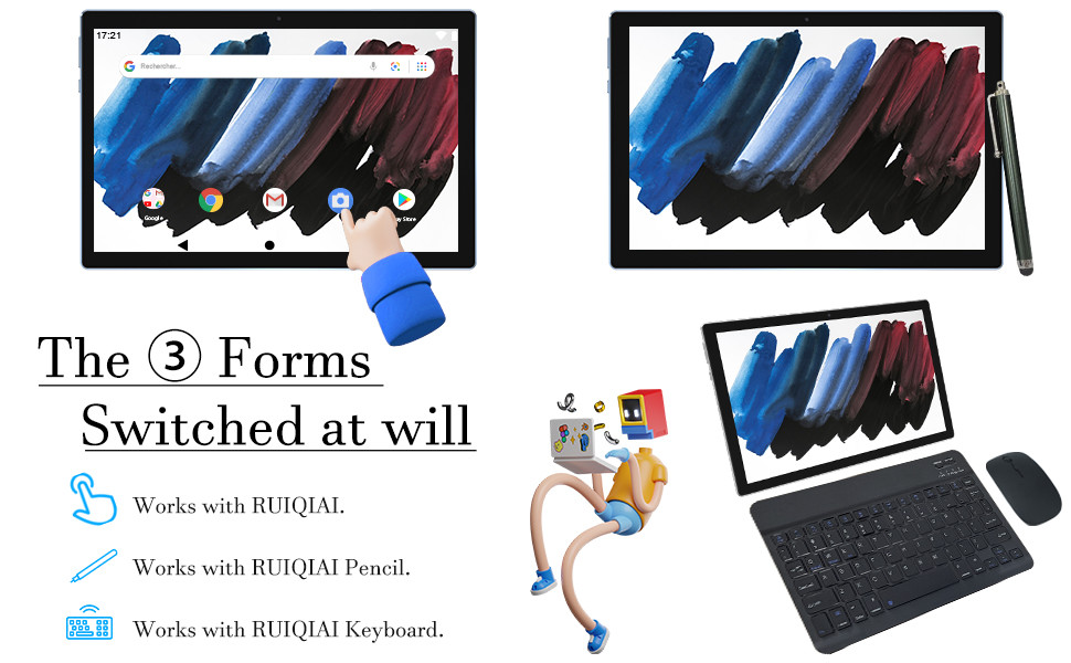 2023 10.1 Inch Ultrabook Tablet PC Notebook Capacitive Screen 512GB