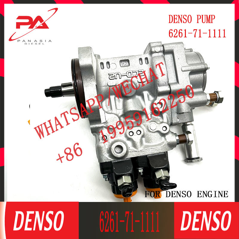 6261-71-1110/ 6261-71-1111 Diesel Fuel Pumps On Engine SAA6D140E Of D155AX-6/D275A-5R/WA500-6