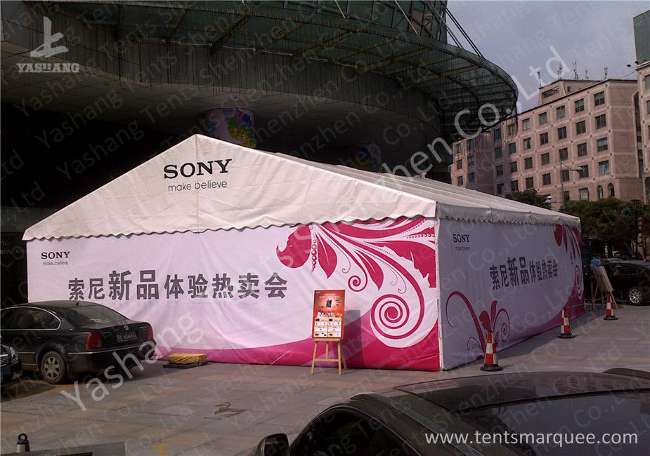 No Gable Wall Outdoor Event Tent Transparent PVC Windows Waterproof