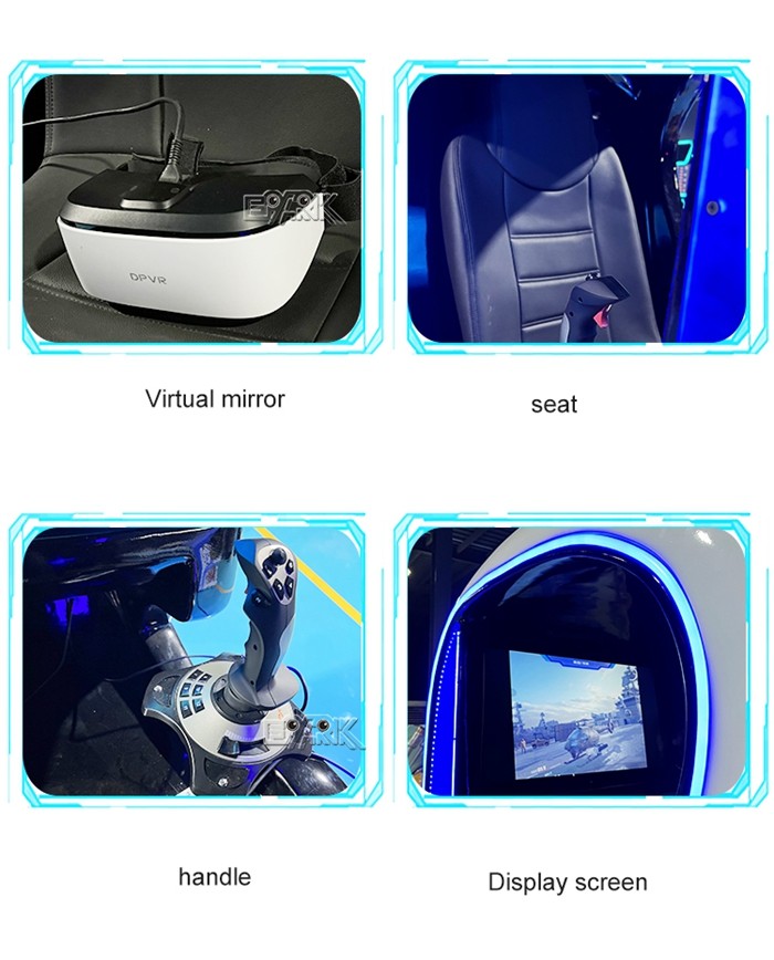 Single Player Virtual Reality Plane 360 Flight Plane Simulator