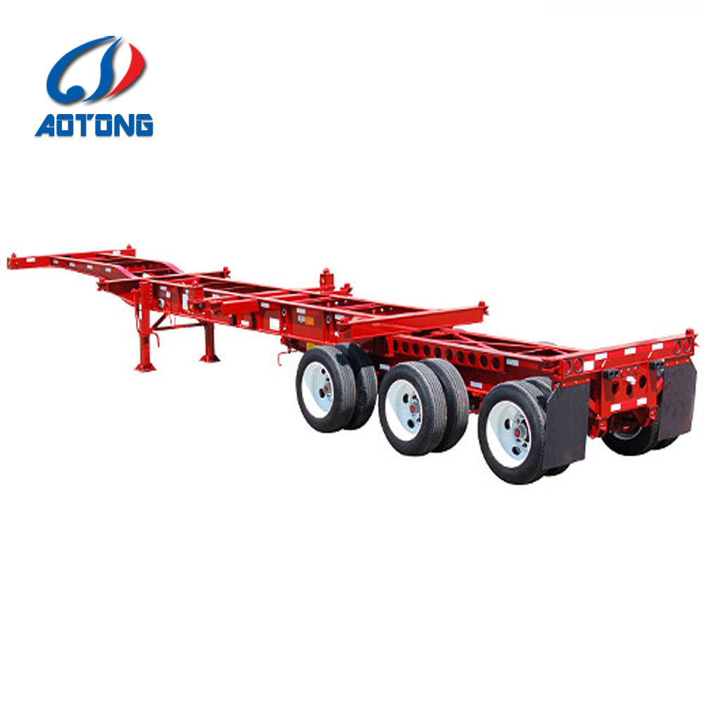 Japan Market Semi Truck Flatbed Trailer with 80T Max Payload and Hydraulic Ladder