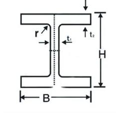 H BEAM in Huge Stock A36 A572 A992 S235jr J0 J2 S355jr Q195 Q235 Q345 SS400 S45C with 6-12m Length and DIN Standard