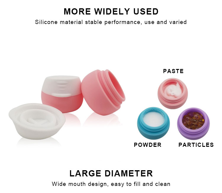 TSA Approved Colorful Silicone Travel Bottles 90ml