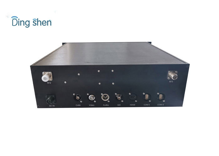 19 Inch Rf Powerful Radio Transmitter And Receiver 433mhz For Vehicle NLOS Mobile Digital Image Transmission