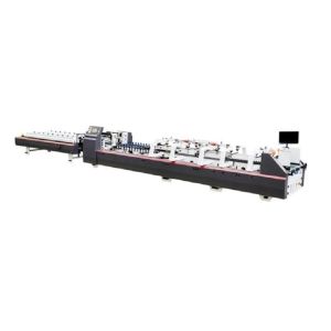 Automatic Multi-function Folder Gluer Machine with Pre-fold & Bottom-lock, by glue guns, option for CD box