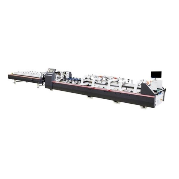 Quality Automatic Multi-function Folder Gluer Machine with Pre-fold & Bottom-lock, by glue guns, option for CD box for sale