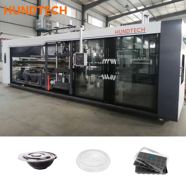 Noodle Bowl PE PS Disposable Thermoforming Machine 720mm Length
