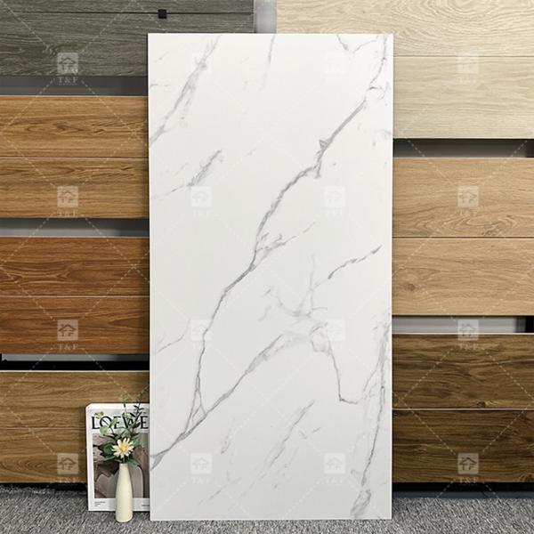 Marble Look White Carrelage Porcelanto Polished Rusitc Porcelain Ceramic Floor