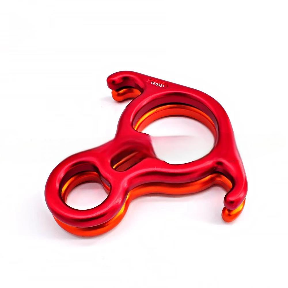 Outdoor Hardware Climbing Descender Figure Eight Ring for Rapid Descent Protection