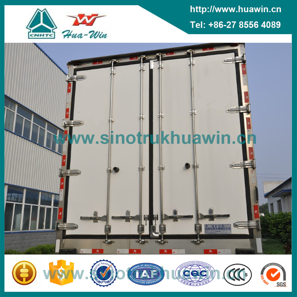 China Manufacture Sinotruk Tri-axle Refrigerated Trailer for Sale Kenya
