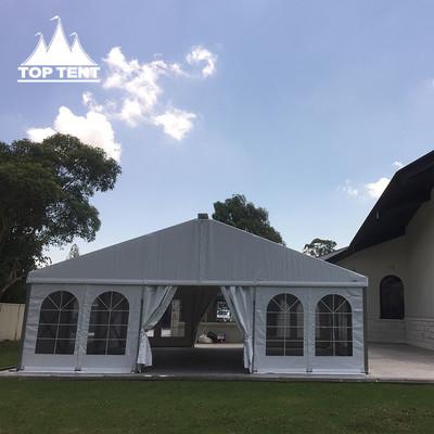 Aluminium Frame Tent Large Event Marquee White Top Wall With Windows For Church