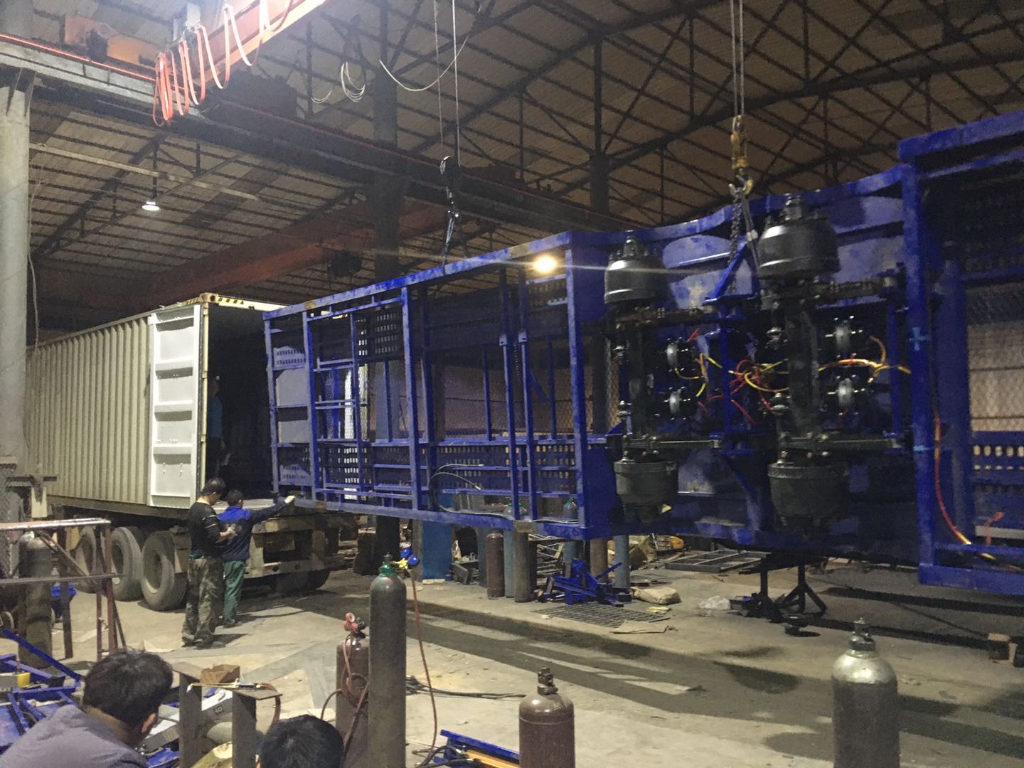 3 Axles Car Carrier Semi Trailer with Steel Material and 40000KG Payload