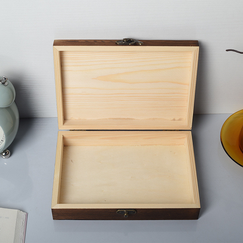 Customizable Spanish Cedar Matte Finish Wood Cigar Storage Box Set for Electronics and Cigars