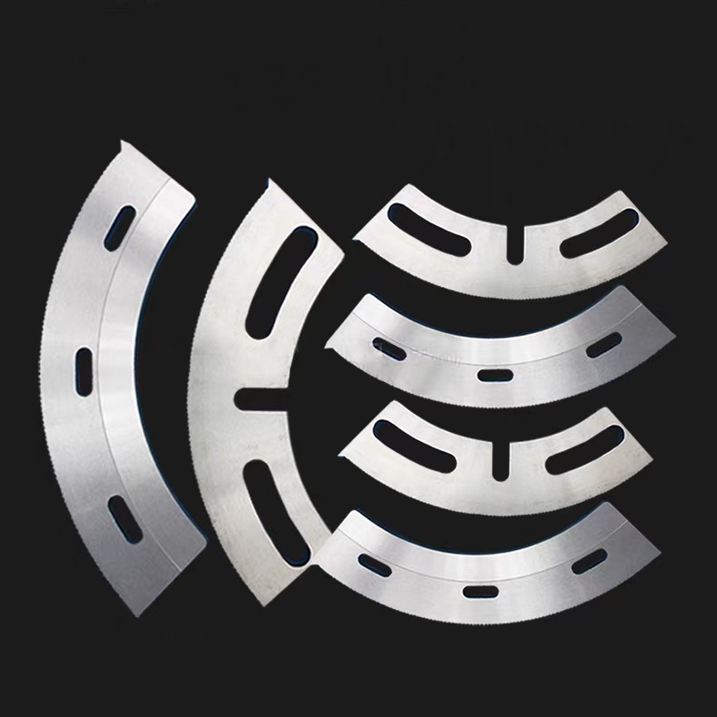 SKD-11 Corrugated Board Slotting Knife OEM / ODM Arc Shaped Carton Box Machine Serrated Slotter Blade