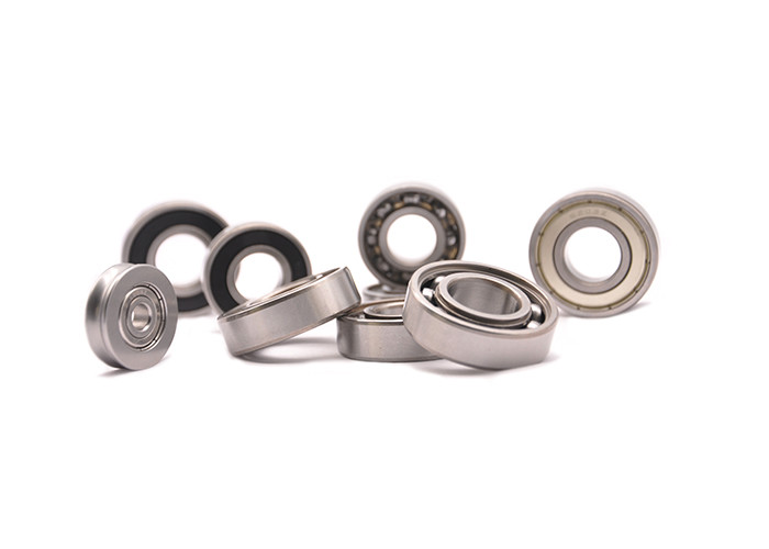 693ZZ Chrome Steel Deep Groove Ball Bearing 3*8*4mm Grease / Oil Lubrication