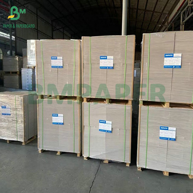 2mm 3mm Laminated Black Paperboard Grey Back For Rigid Package box  950 x 1300mm