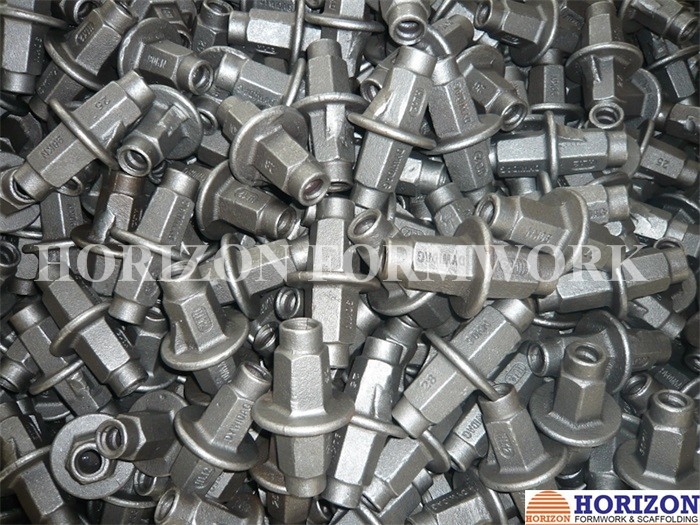 Metal Formwork Tie Rod System , Flange Water Barrier Tie Rod Ensure Water Tight