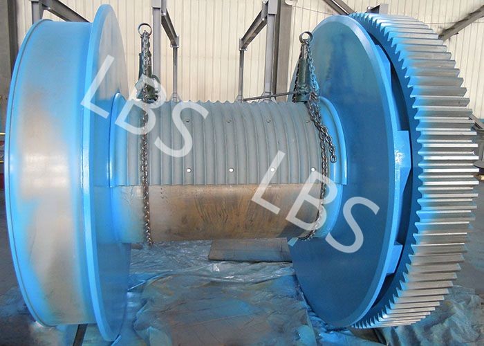 Crane and Lifting Drum Designed for Multilayer Spooling