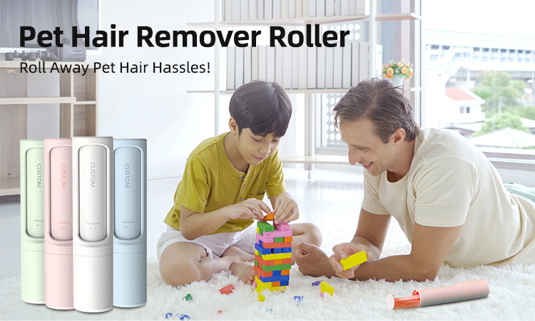 Wholesale Reusable Pet Hair Remover Custom Reusable Dog Cat Lint Roller Brush