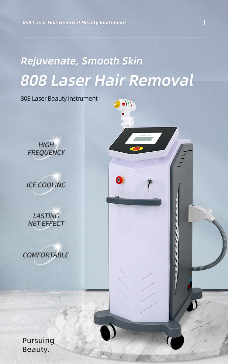 Medical 810nm 808nm Diode Laser Machine Hair Epilator With 10 Inch Screen