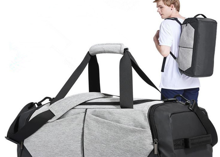 Gym Duffle Bag Backpack , Personalized Duffle Bag With Shoe Compartment