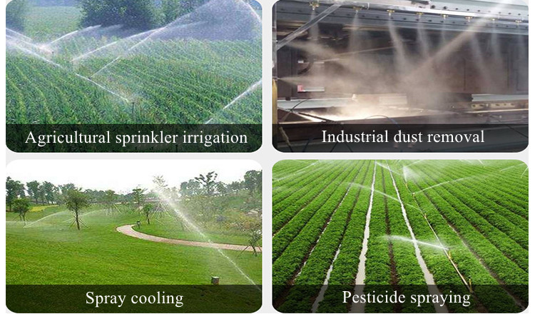 2'' Adjusable Sprinkler Gun Portable Sprinklers Irrigation System Coal Mine 20-43m