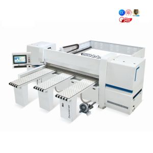 China Intelligent CNC Beam Saw Machine Auto Cutting Panel Processing Saw on sale