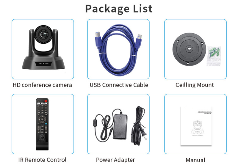 Tevo-Nv3u HD Video Audio Conferencing TV Broadcasting Cameras Live Streaming Digital 3X Videos Camera