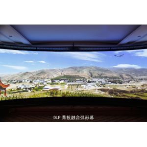 Fixed Curved Projection Screen,circular projection screen Round 3D For For