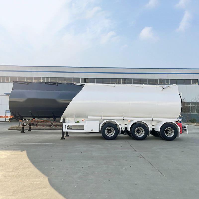 CIMC iron or aluminum alloy Cryogenic liquefied natural gas nitrogen oxygen 26.5 27.7 cbms or customize size semi trailer tanker