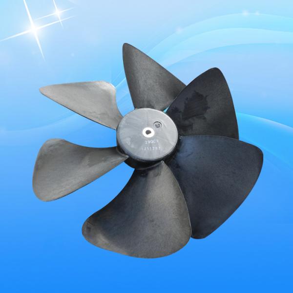 Black Fan Blade 490 * 129 Mm For Meeting Small Air Source Heat Pump 12kw-21kw