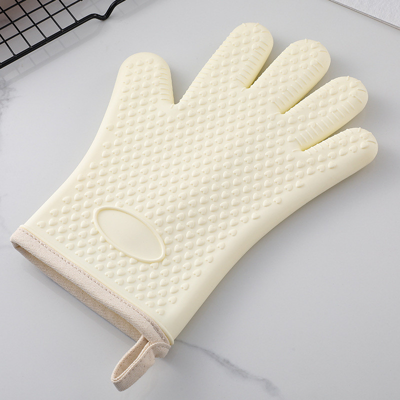 Premium Grilling Gloves BBQ Gloves Silicone Oven Mitts Premium Grilling Gloves Non-Slip Waterproof Baking Cooking Gloves
