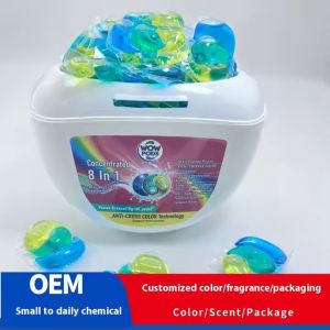 OEM ODM 3-in-1 Liquid  Eco Friendly Laundry Detergent Capsules